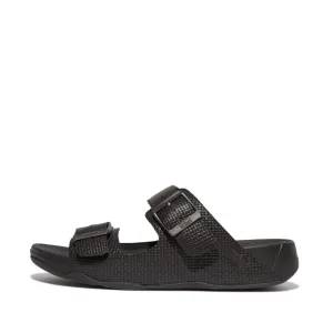 รองเท้าแตะ ผู้ชาย รุ่น GOGH MOC MENS BUCKLE WEAVE-EMBOSSED LEATHER SLIDES