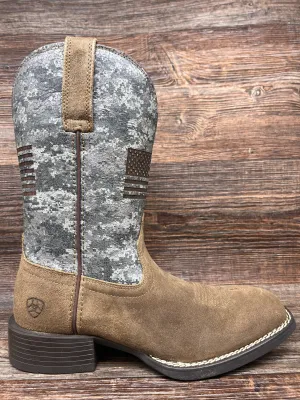 10042405 Men's Flying Proud Square Toe Western Boot by Ariat