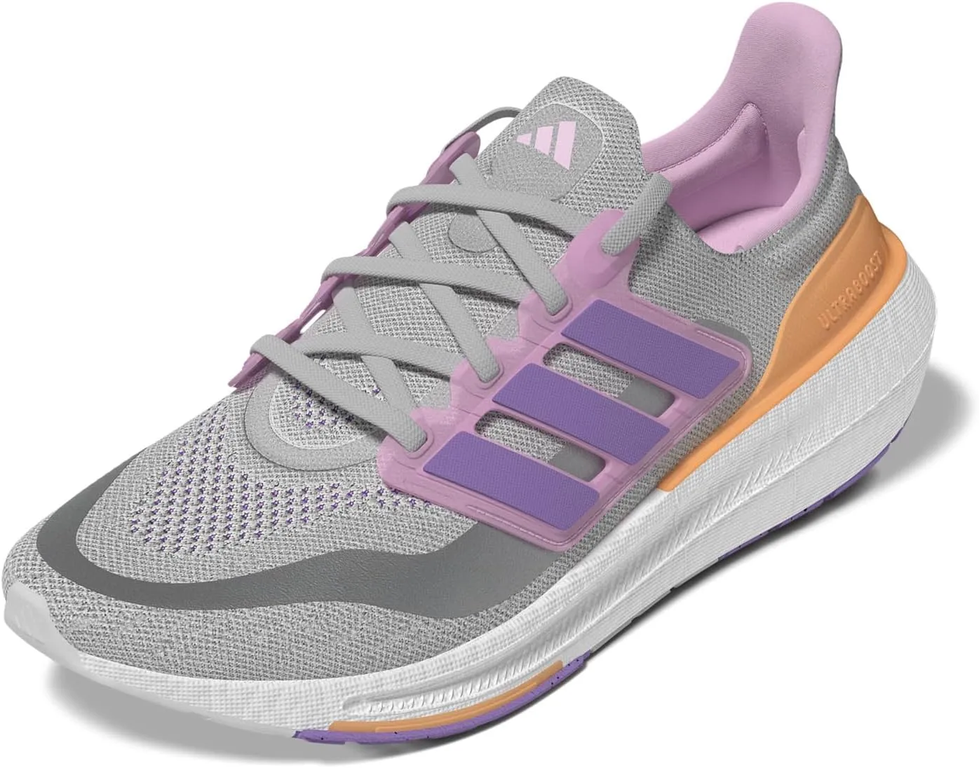 adidas Ultraboost Light Grey/Violet Fusion/Acid Orange
