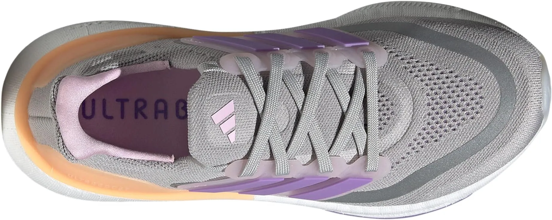 adidas Ultraboost Light Grey/Violet Fusion/Acid Orange