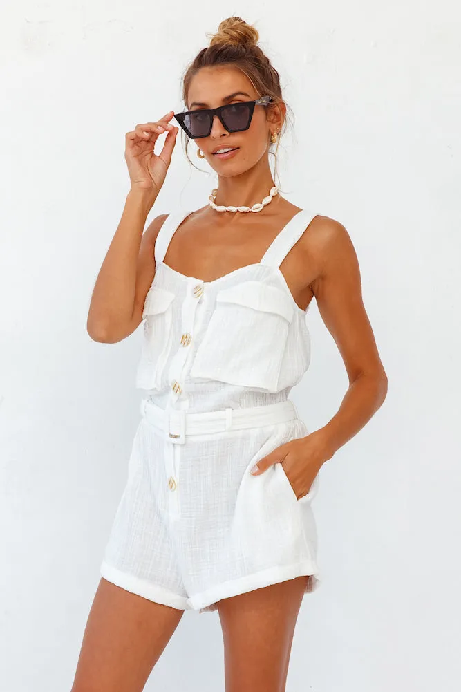 Amazon Playsuit White