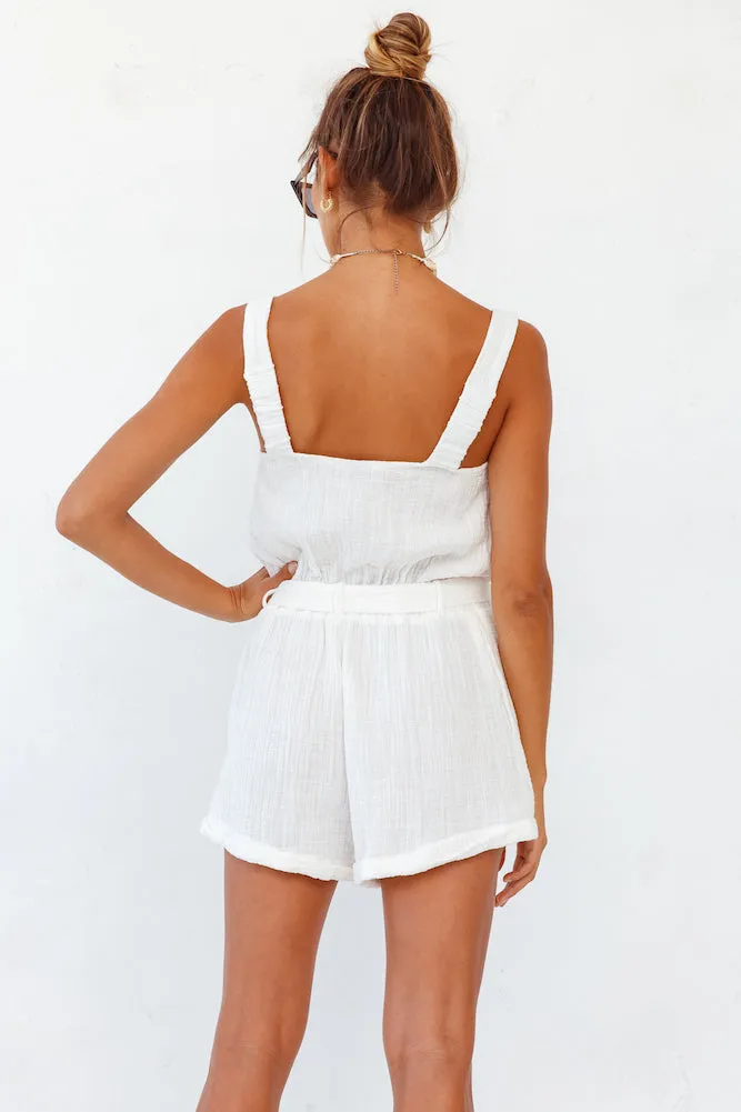 Amazon Playsuit White