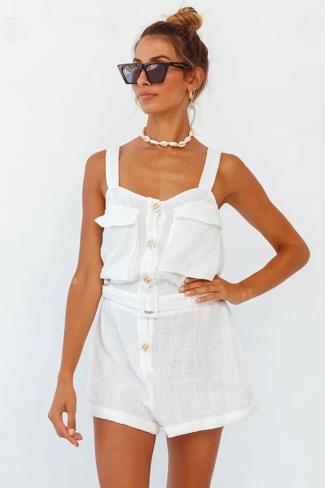Amazon Playsuit White
