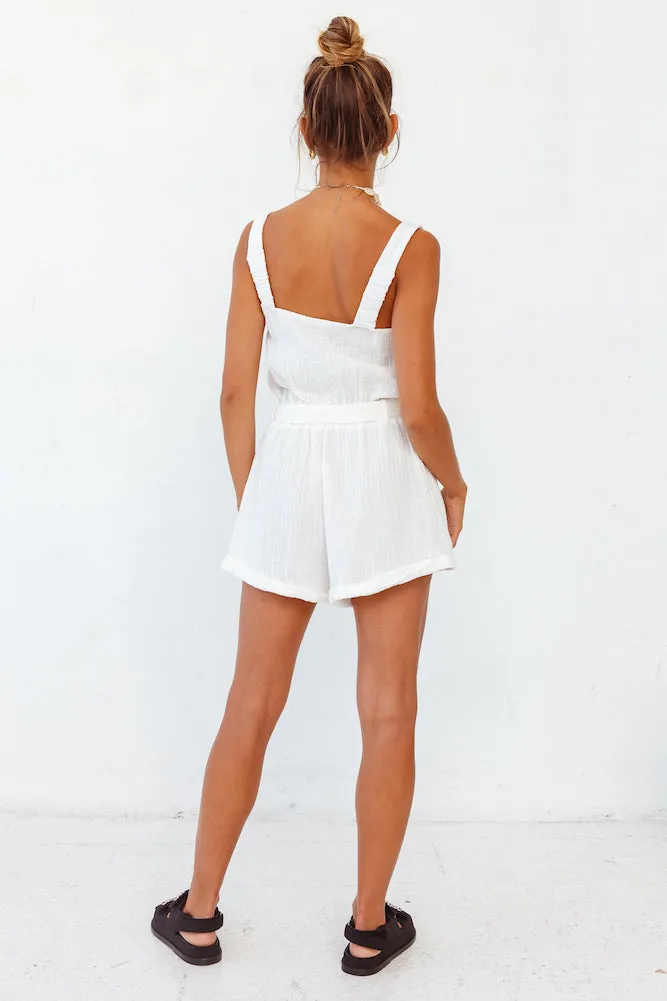 Amazon Playsuit White