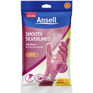 Ansell Easy On Easy Off Gloves Silverlined Large Size 9