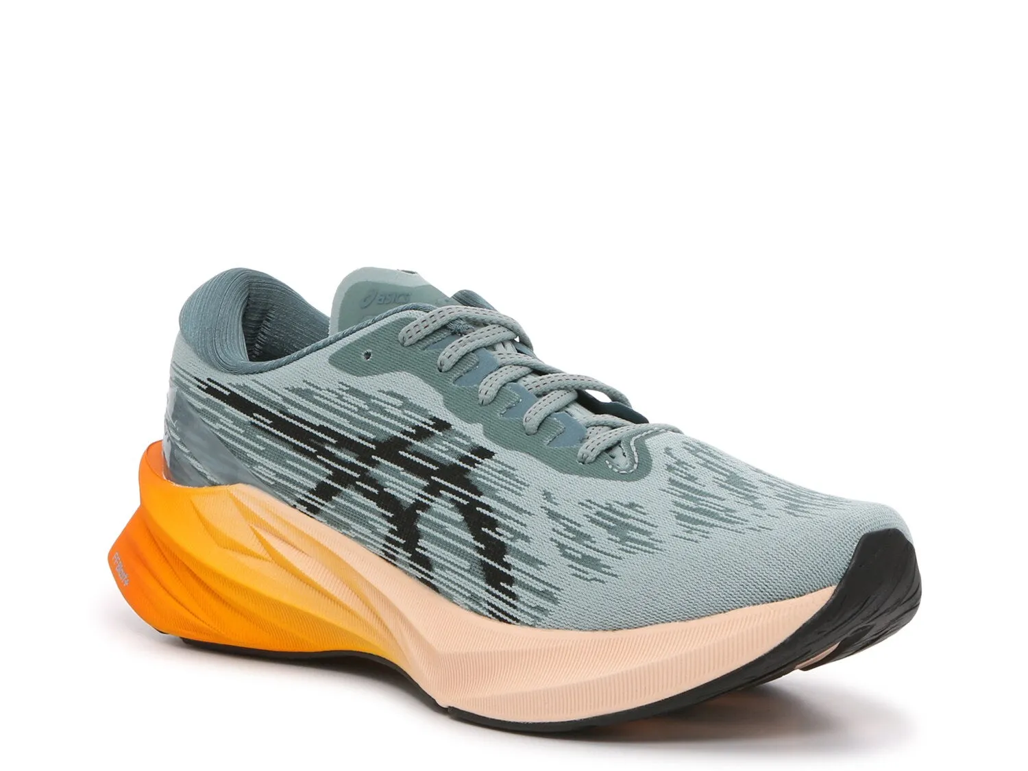 Asics Novablast 3 sneakers, light blue/orange