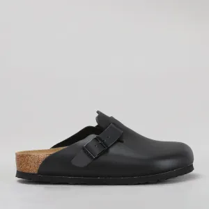 BIRKENSTOCK BOSTON BLACK CLOGS