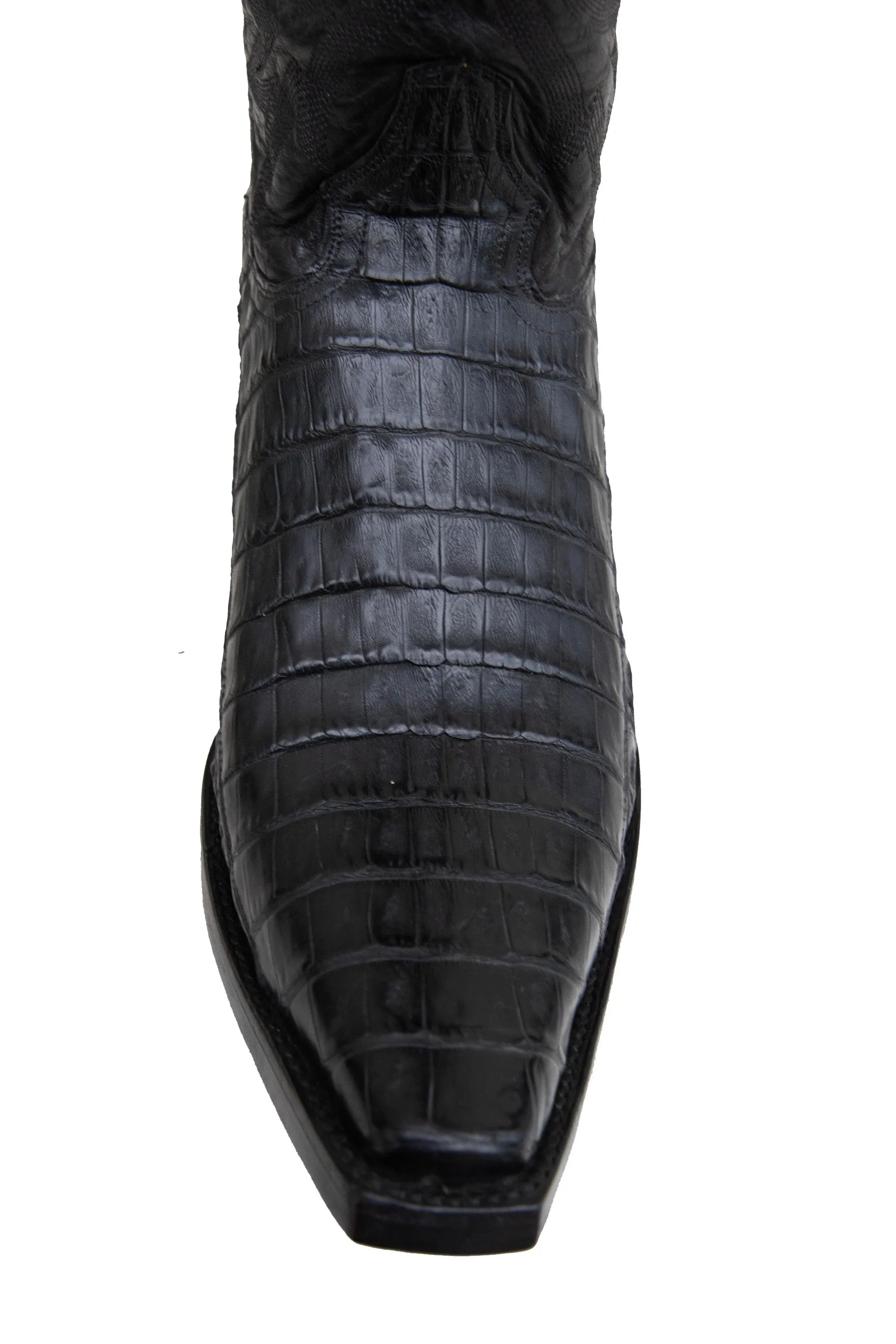 Black Caiman Boots