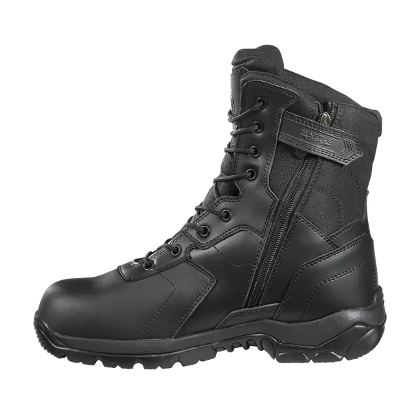 Black Diamond 8-Inch Side Zip Waterproof Tactical Boot w/ Composite Safety Toe