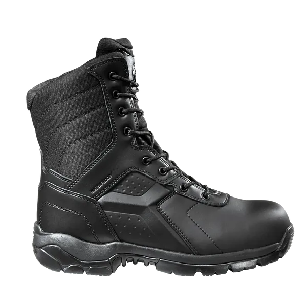 Black Diamond 8-Inch Side Zip Waterproof Tactical Boot w/ Composite Safety Toe
