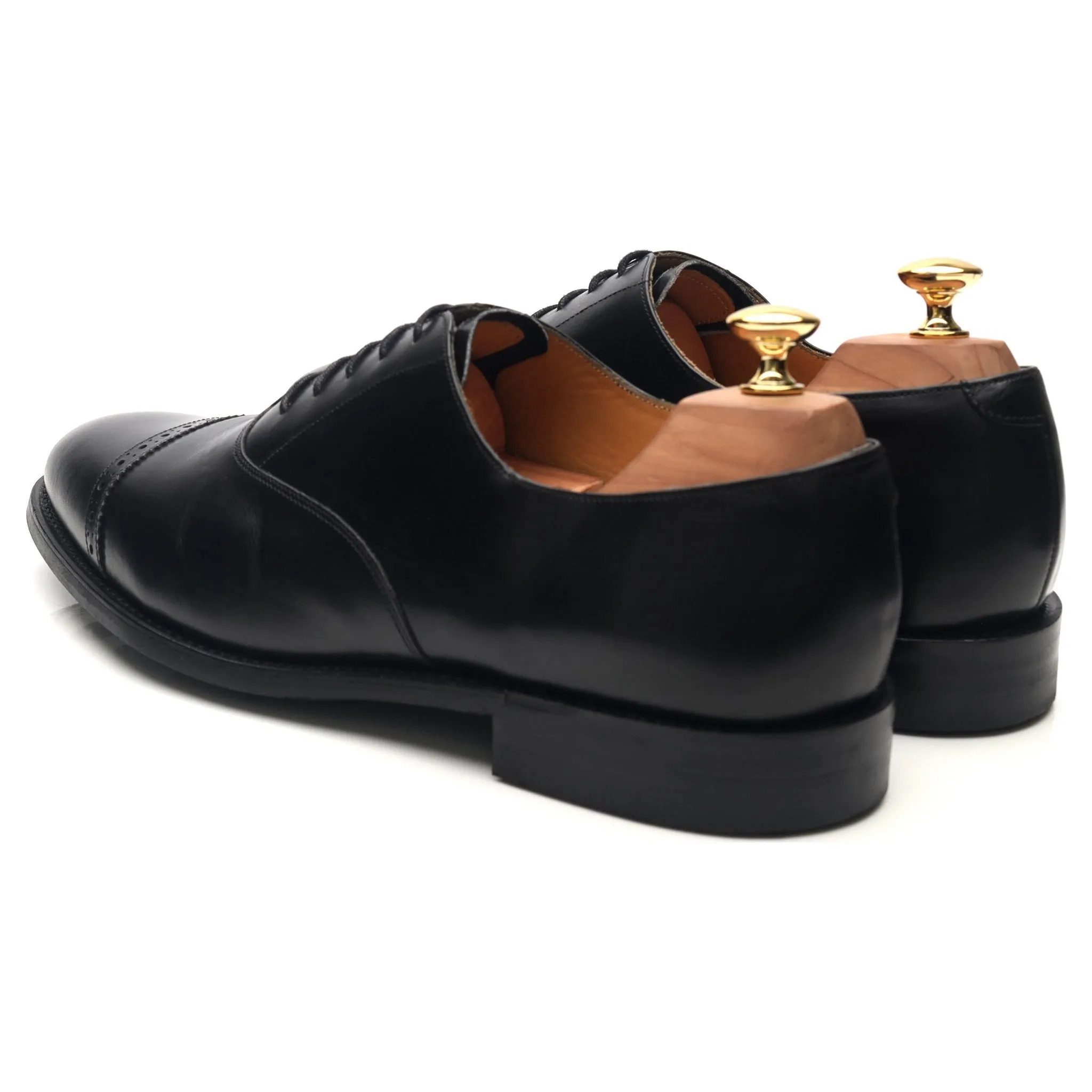Black Leather Oxford UK 10 E