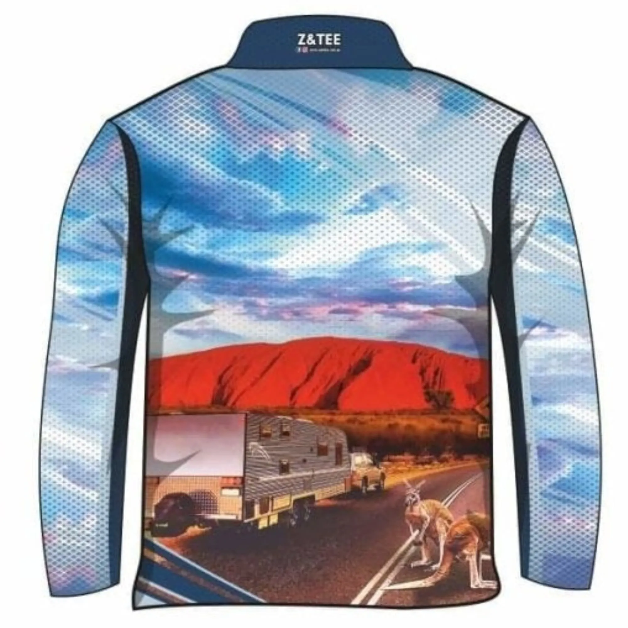 Camping & Caravanning | Sky Blue Fishing Shirt Pre-Order