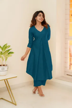 Charu Teal Co-ord Set