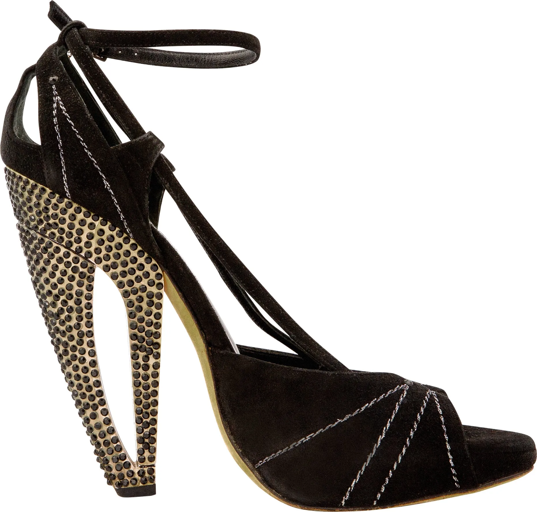 Christian Dior Spring 2008 Runway Swarovski Embellished Platform Sandals
