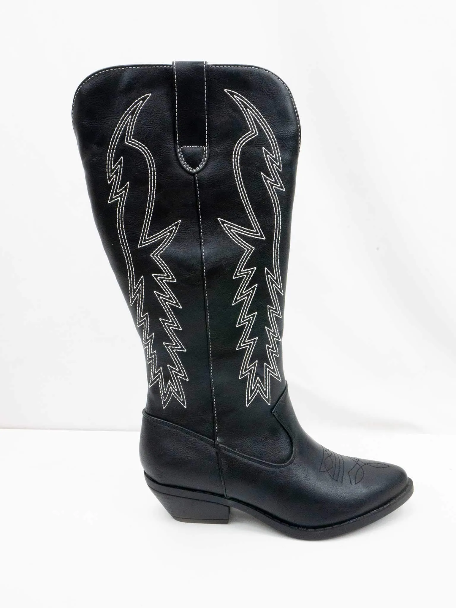 Classic Black Western Boots