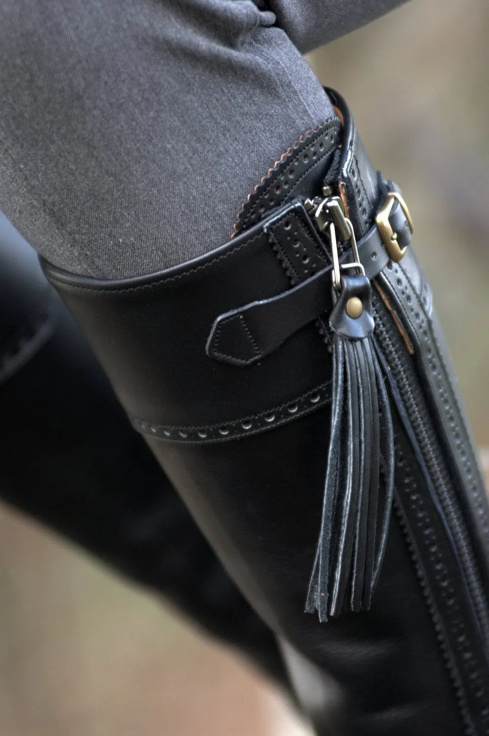 Classic Full Calf Tread Sole Spanish Riding Boot