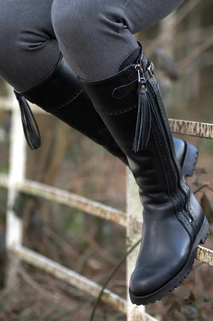 Classic Full Calf Tread Sole Spanish Riding Boot
