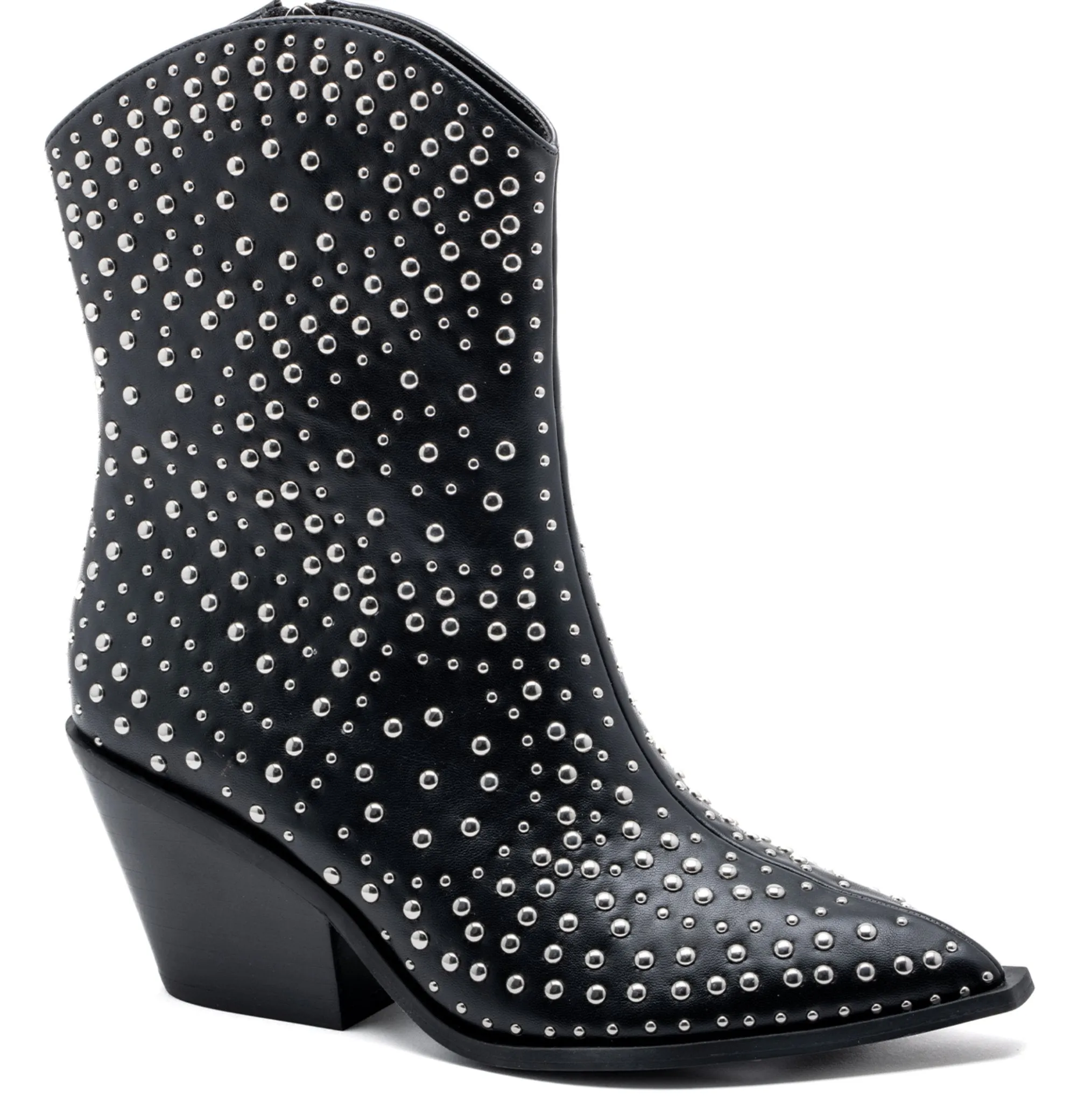 Corky's Footwear Lowlights Boot with Silver Studs - Black