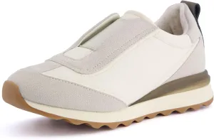 CUSHIONAIRE Women's Zanie Slip on Nylon Sneaker  Comfort Foam, Wide Widths Available