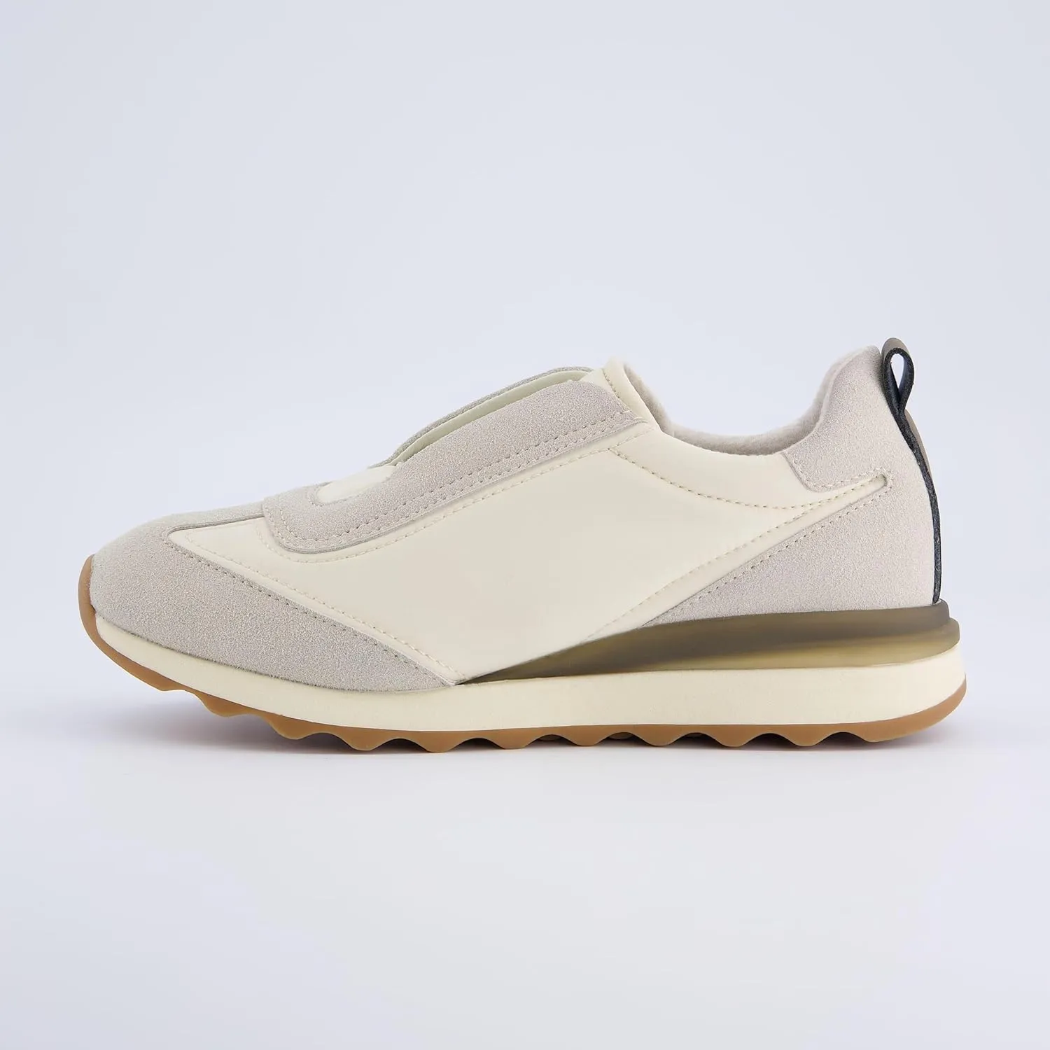CUSHIONAIRE Women's Zanie Slip on Nylon Sneaker  Comfort Foam, Wide Widths Available
