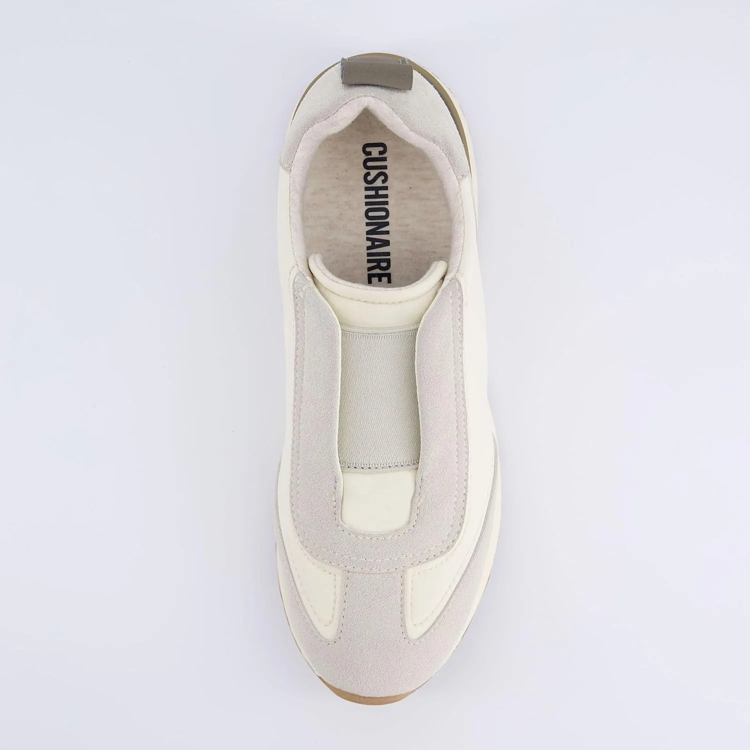 CUSHIONAIRE Women's Zanie Slip on Nylon Sneaker  Comfort Foam, Wide Widths Available