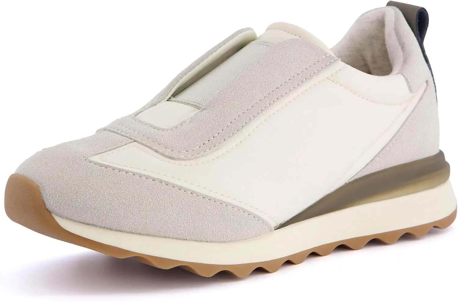CUSHIONAIRE Women's Zanie Slip on Nylon Sneaker  Comfort Foam, Wide Widths Available