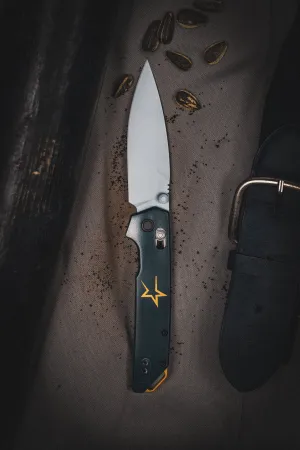 Custom Kershaw Iridium Astros 1990’s Theme D2 Blade White Cerakote Blue Cerakoted Aluminum Handle