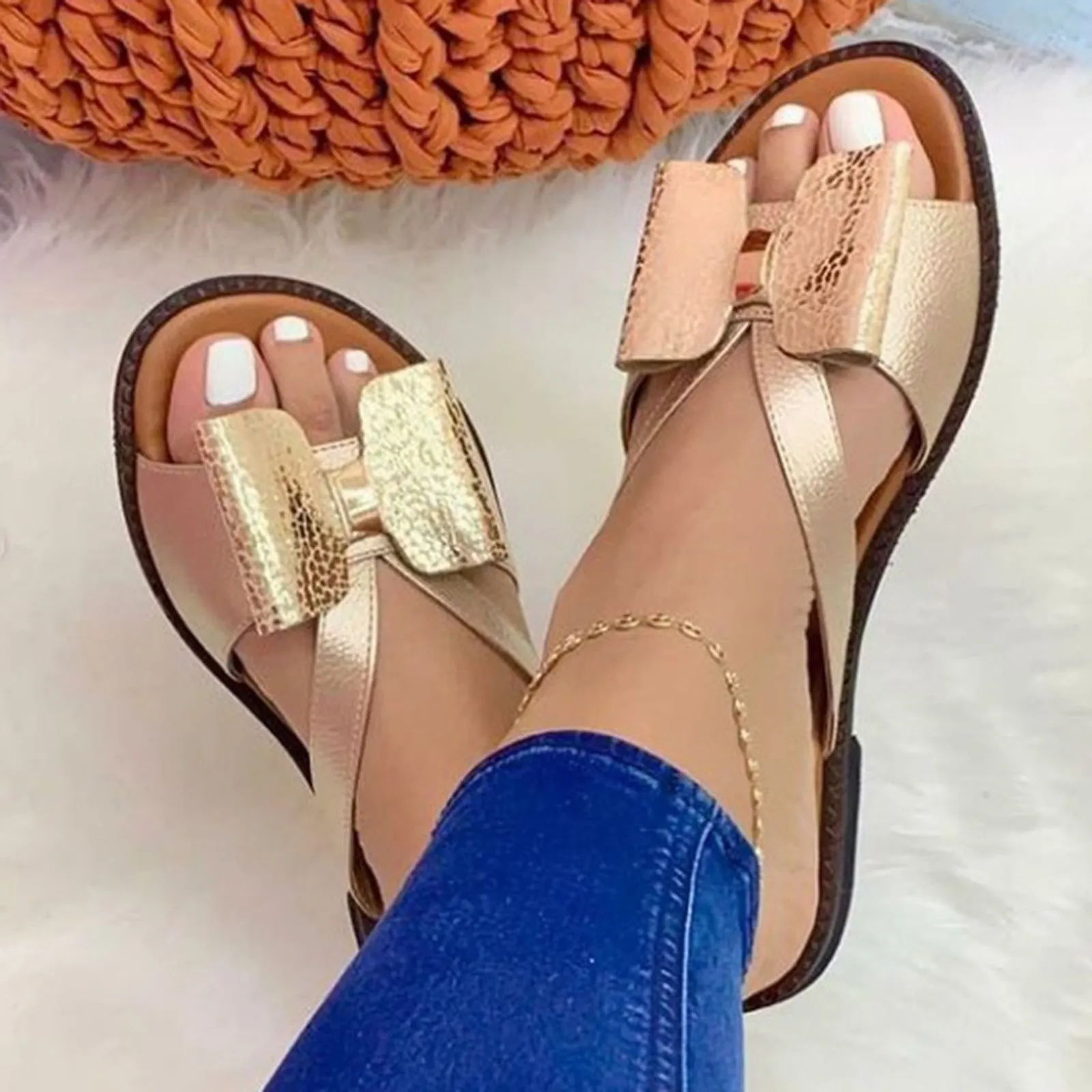 Cute Butterfly-Knot Casual Sandals