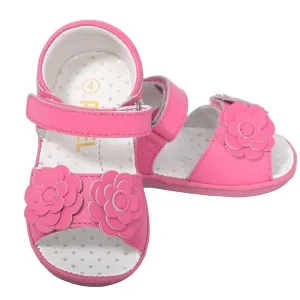 Cute Fuchsia Flower Strap Spring Sandals Baby Girls 1-Toddler 7