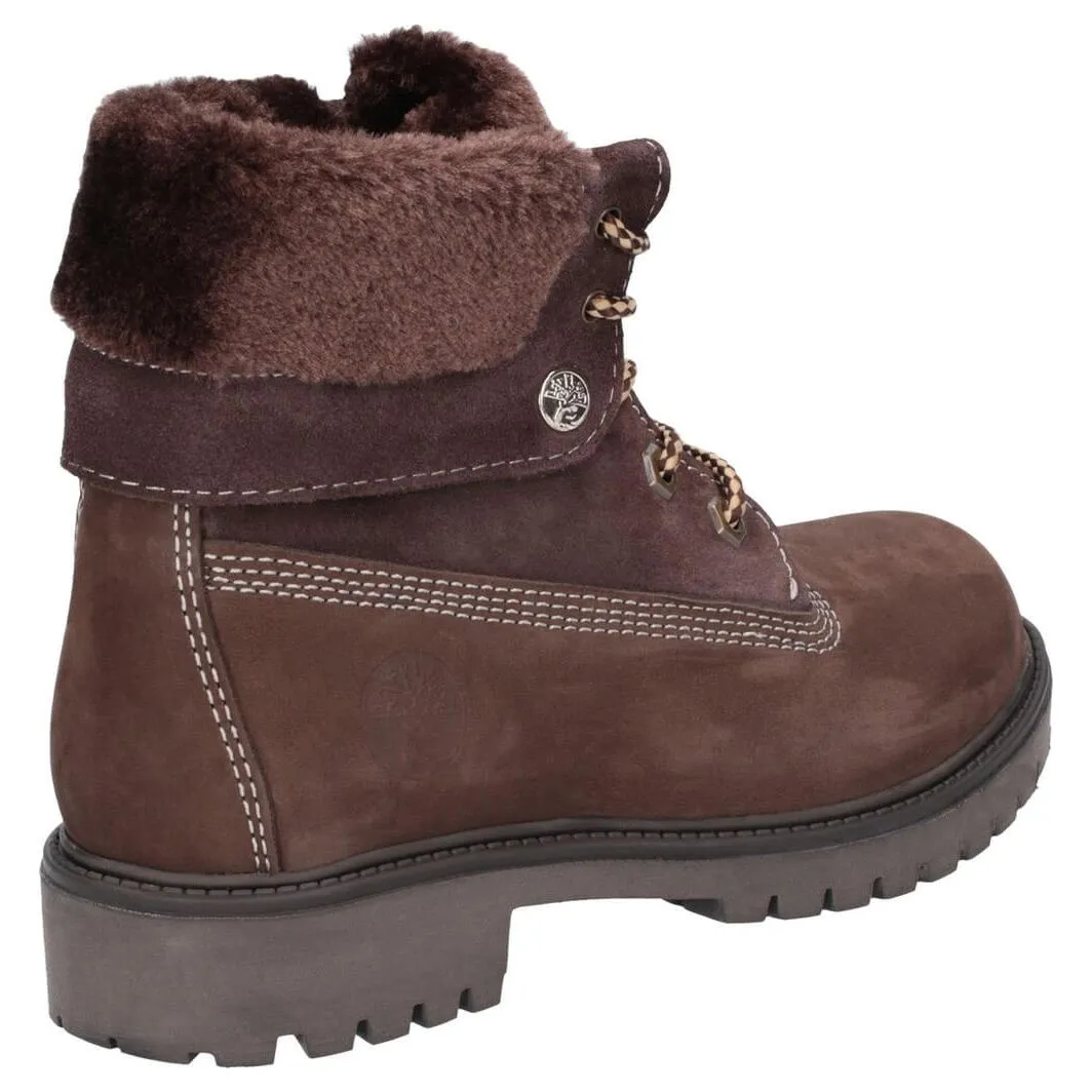 Darkwood Walnut Ii Casual Walking Boots Womens