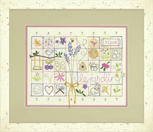 Dimensions Crewel Embroidery Kit - Le Jardin Sampler
