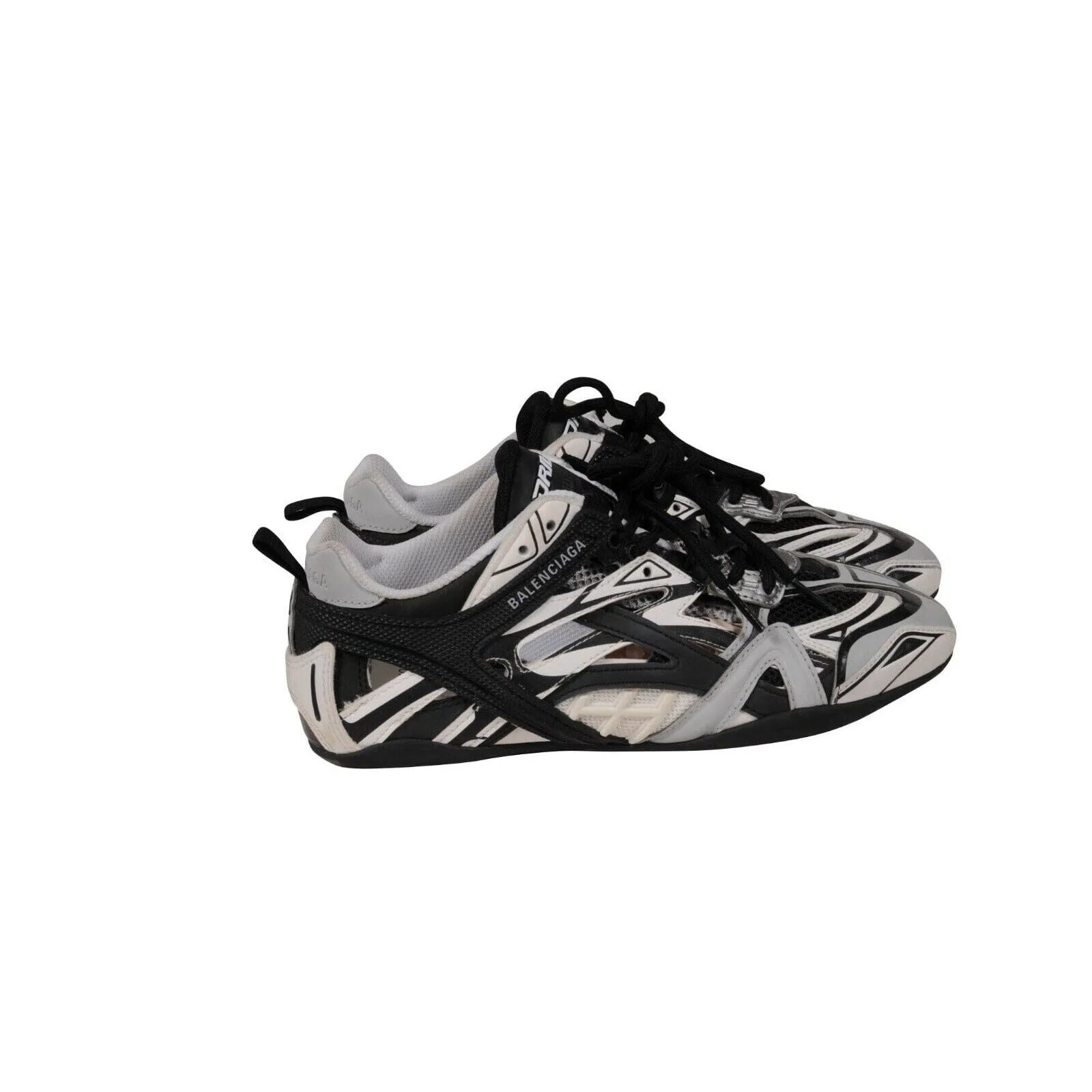 Drive Sneakers US 7 EU 37 Light Gray Black White Trainers