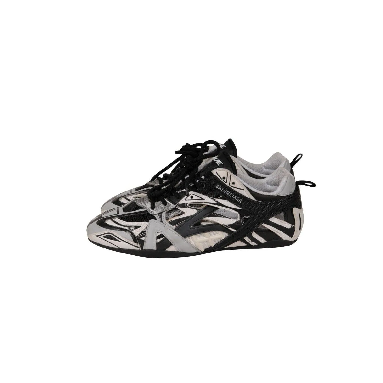 Drive Sneakers US 7 EU 37 Light Gray Black White Trainers