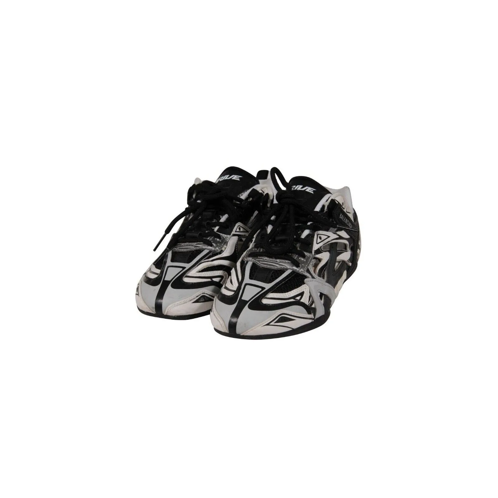 Drive Sneakers US 7 EU 37 Light Gray Black White Trainers
