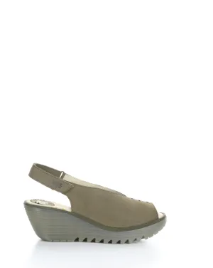 Fly London "Yeay" Khaki sling back sandal