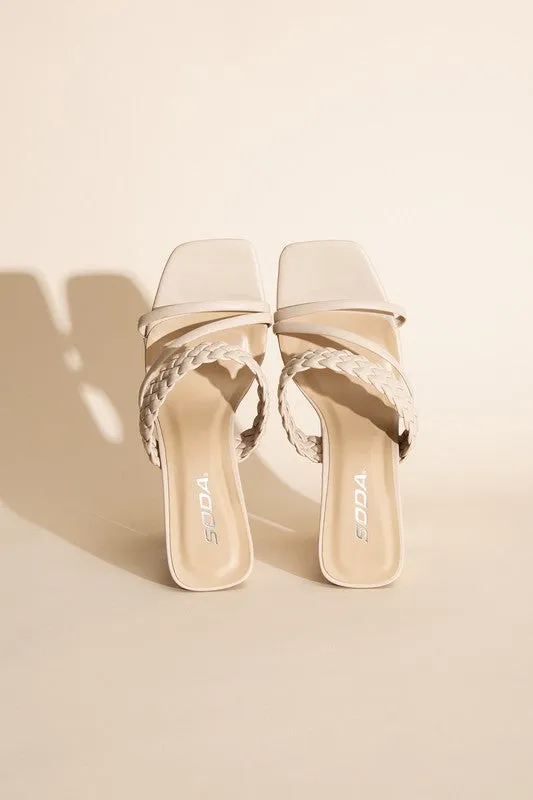 FS CLEARANCE CARMEN-S Braided Strap Sandal Heels