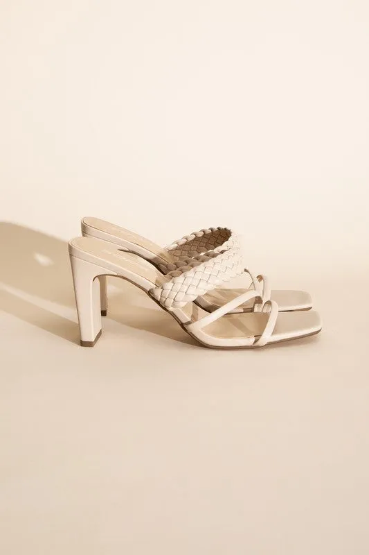 FS CLEARANCE CARMEN-S Braided Strap Sandal Heels