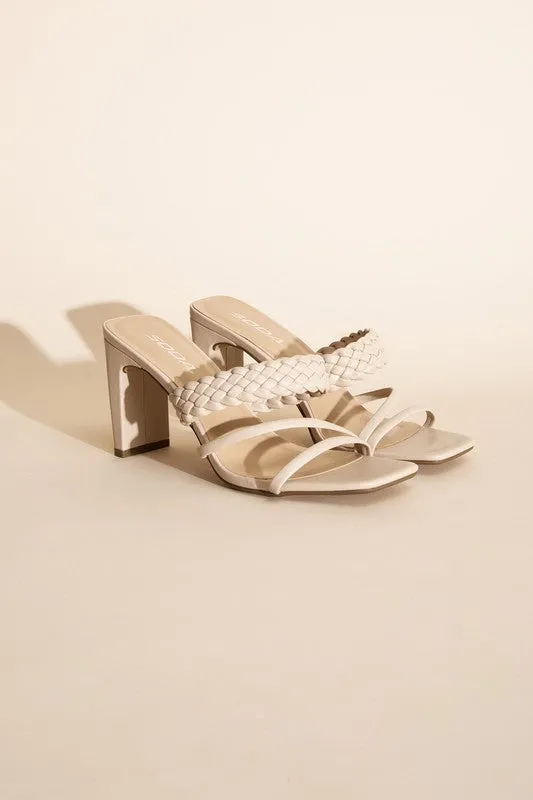 FS CLEARANCE CARMEN-S Braided Strap Sandal Heels
