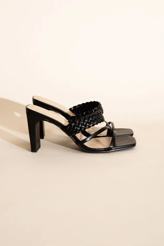 FS CLEARANCE CARMEN-S Braided Strap Sandal Heels