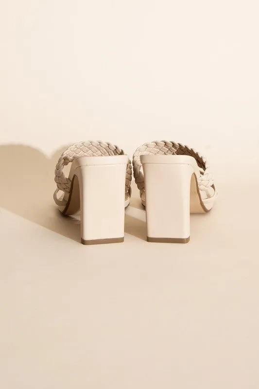 FS CLEARANCE CARMEN-S Braided Strap Sandal Heels