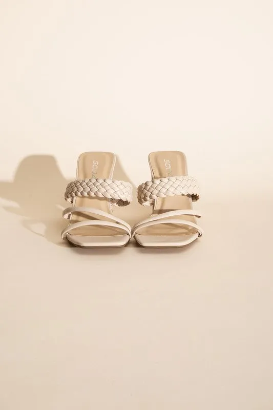 FS CLEARANCE CARMEN-S Braided Strap Sandal Heels