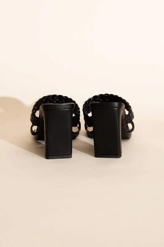FS CLEARANCE CARMEN-S Braided Strap Sandal Heels