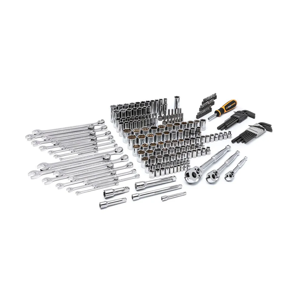 GearWrench 80940 219 Pc. Mechanics Tool Set in 3 Drawer Storage Box