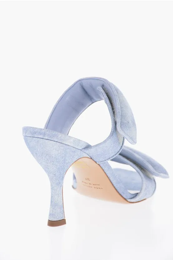 Giaborghini Stonewashed Denim PERNI Sandals 10cm