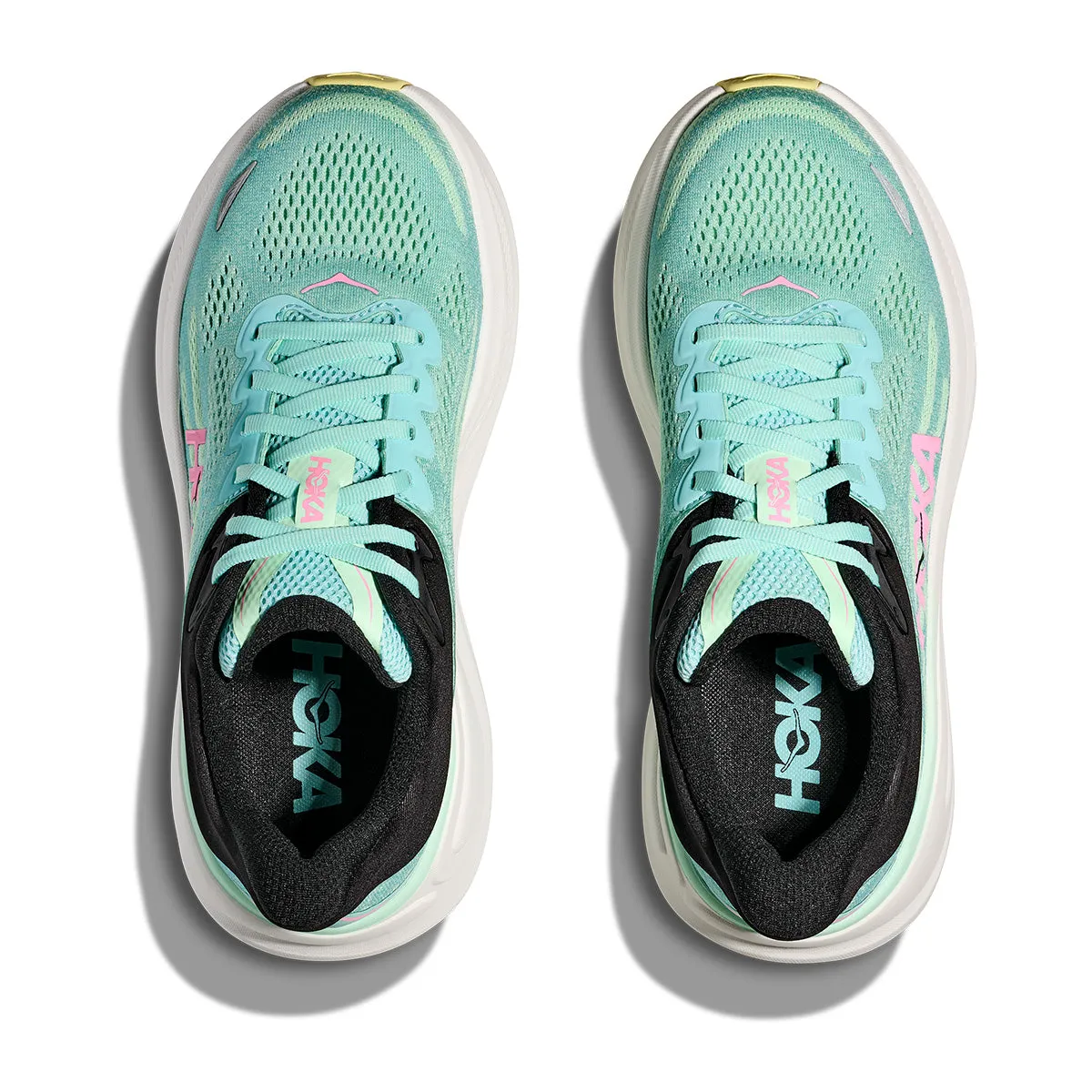 Hoka Bondi 9 Womens | Blue Spark / Mint Fluorite