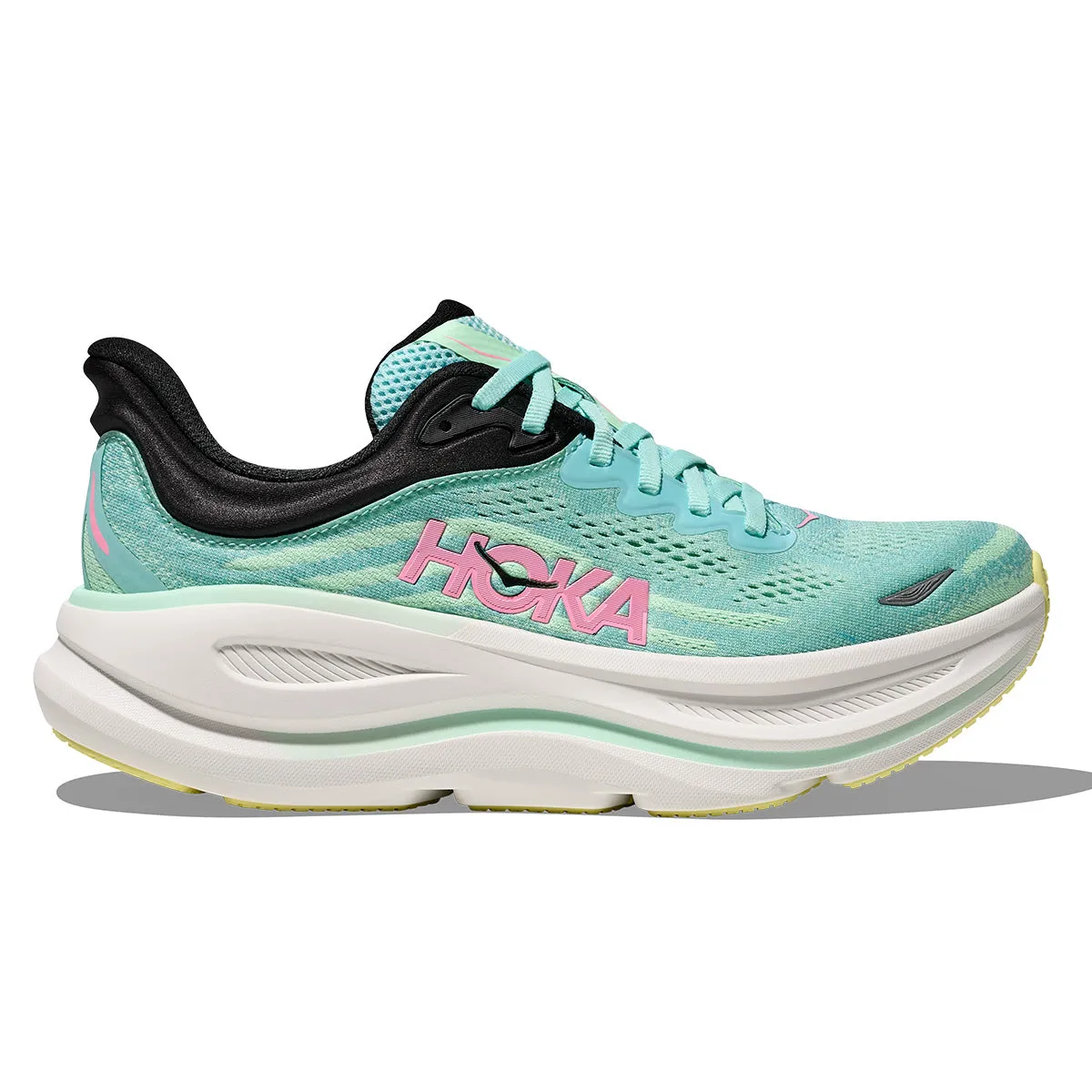 Hoka Bondi 9 Womens | Blue Spark / Mint Fluorite