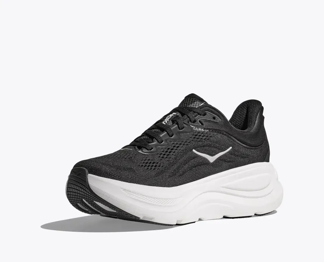 Hoka One One Women's Bondi 9 Sneaker Black / White