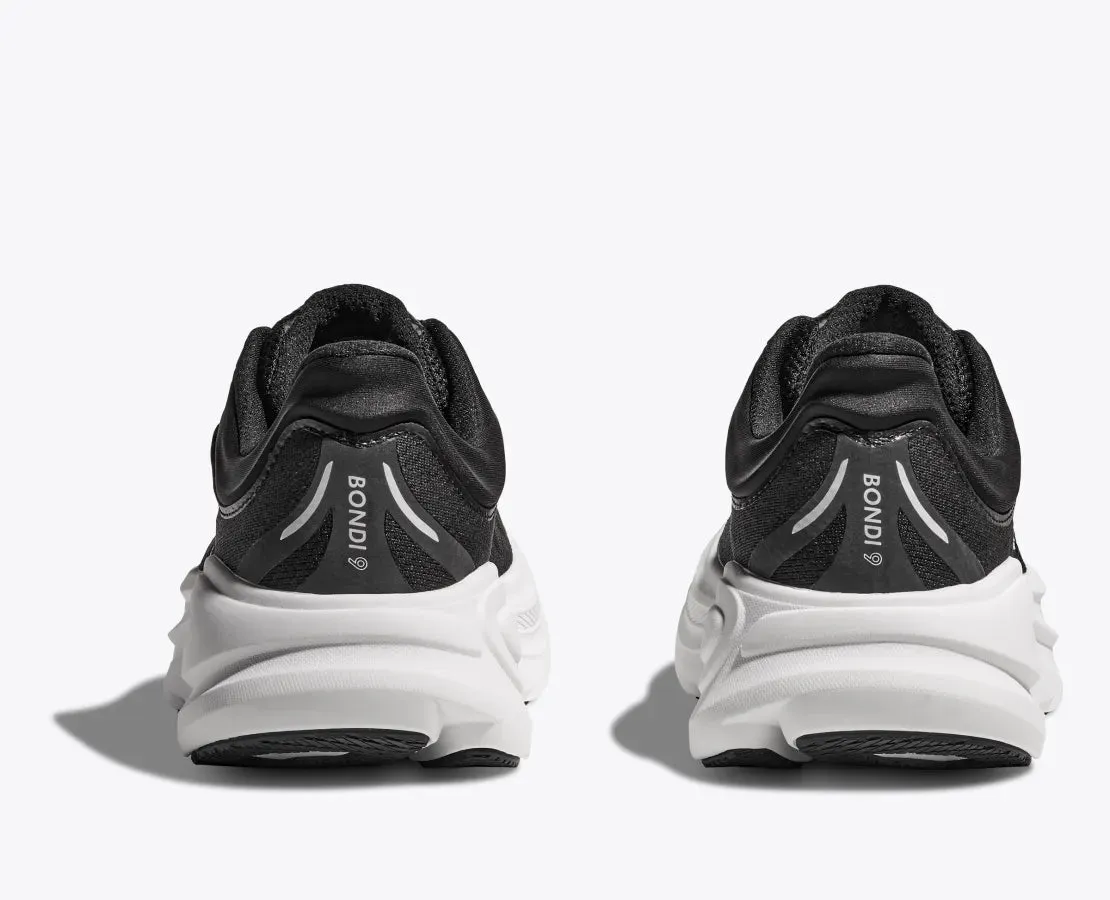 Hoka One One Women's Bondi 9 Sneaker Black / White