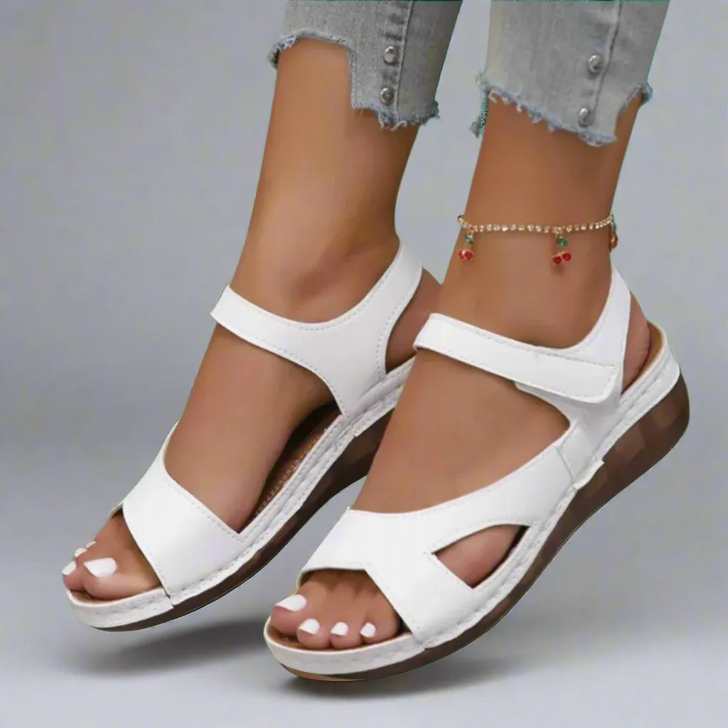Ilona | Artisan Crafted Wedge Sandals in Premium Quality Materials