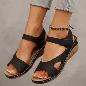 Ilona | Artisan Crafted Wedge Sandals in Premium Quality Materials